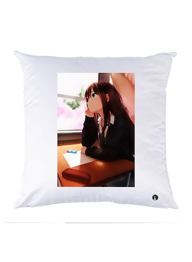 Printed Pillow Case Polyester White