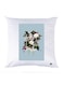 Printed Pillow polyester White 30x30cm