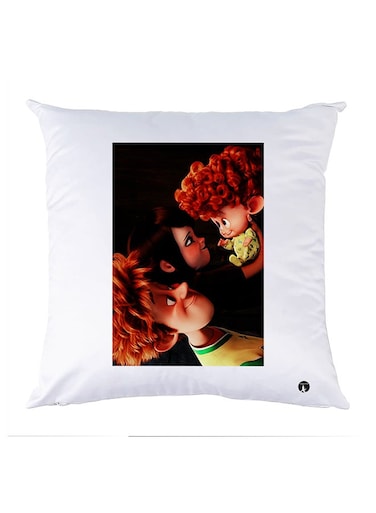 Printed Pillow Case polyester White 30x30cm