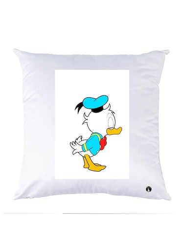 Printed Pillow polyester White 30x30cm