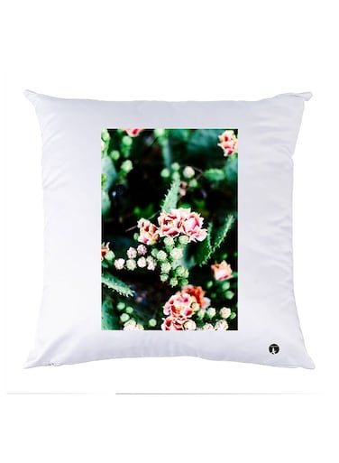 Printed Pillow polyester White 30x30cm