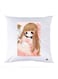 Printed Pillow Case polyester White 30x30cm