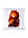 Printed Pillow polyester White 30x30cm