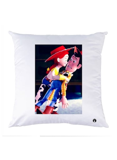 Printed Pillow Case Polyester White