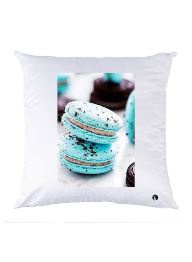 Printed Pillow Case polyester White 30x30cm