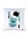 Printed Pillow Case polyester White 30x30cm