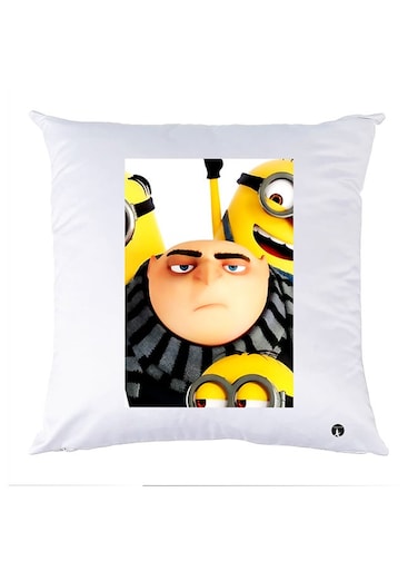 Printed Pillow polyester White 30x30cm