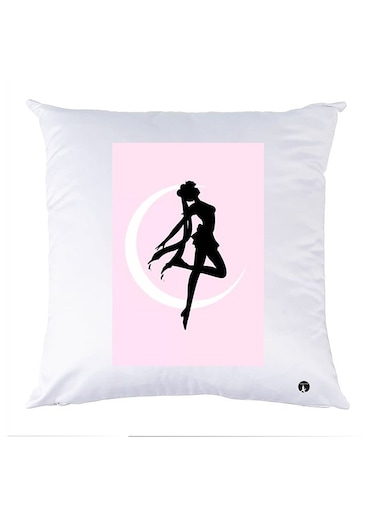 Printed Pillow Case polyester White 30x30cm