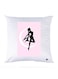 Printed Pillow Case polyester White 30x30cm