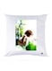 Printed Pillow Case polyester White 30x30cm