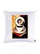 Printed Pillow Case polyester White 30x30cm
