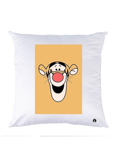 Printed Pillow polyester White 30x30cm