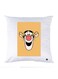Printed Pillow polyester White 30x30cm