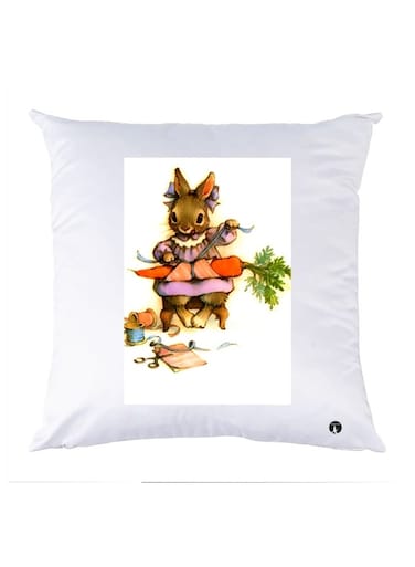 Printed Pillow polyester Multicolour 30x30cm