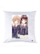 Printed Pillow Case polyester White 30x30cm