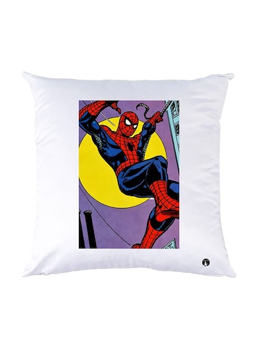 Printed Pillow White 30x30cm
