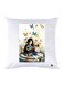 Printed Pillow polyester White 30x30cm