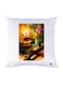 Printed Pillow Case polyester White 30x30cm
