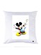 Printed Pillow Case polyester White 30x30cm