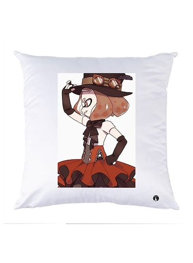 Printed Pillow polyester White 30x30cm