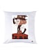 Printed Pillow polyester White 30x30cm