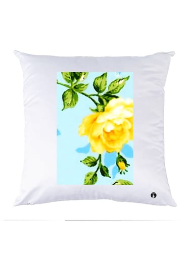 Printed Pillow Case polyester White 30x30cm