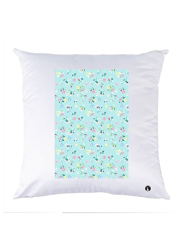 Printed Pillow Case Polyester White 30x30cm