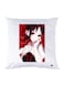 Printed Pillow Case polyester White 30x30cm