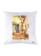 Printed Pillow polyester White 30x30cm
