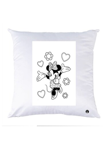 Printed Pillow polyester Multicolour 30x30cm
