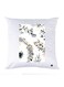 Printed Pillow polyester White 30x30cm