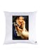 Printed Pillow Case polyester White 30x30cm