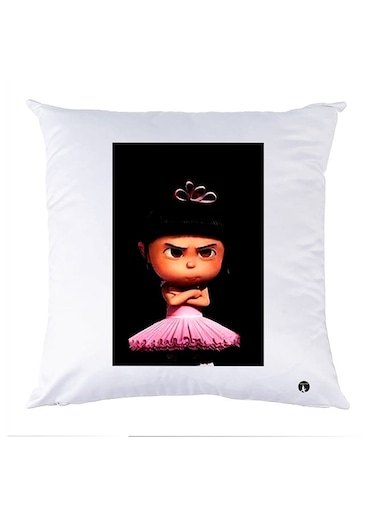 Printed Pillow Case polyester White 30x30cm