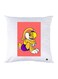 Printed Pillow polyester White 30x30cm