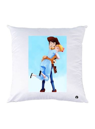 Printed Pillow Case Polyester White