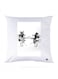 Printed Pillow polyester White/Black 30x30cm