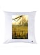 Printed Pillow Case polyester White 30x30cm