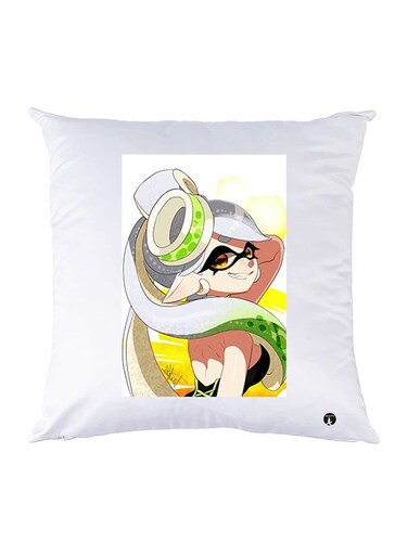 Printed Pillow polyester White 30x30cm