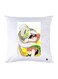 Printed Pillow polyester White 30x30cm