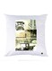 Printed Pillow Case Polyester White 30x30cm