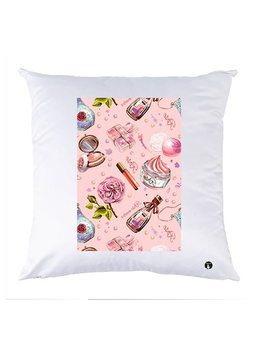 Printed Pillow polyester White 30x30cm