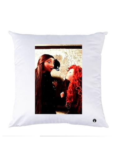 Printed Decorative Pillow Multicolour 30x30cm