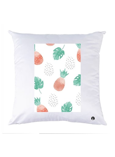 Printed Pillow polyester White 30x30cm