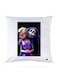 Printed Pillow Case polyester White 30x30cm