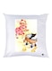 Cartoon Printed Throw Pillow White/Red/Yellow 30x30cm