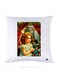 Printed Pillow Case polyester White 30x30cm