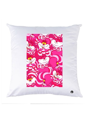 Printed Pillow Case polyester White 30x30cm