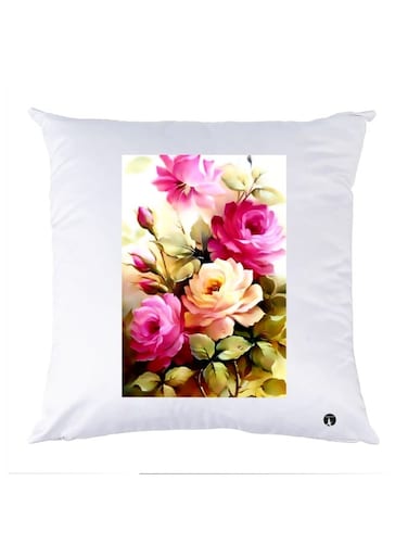 Printed Pillow Polyester Multicolour 30x30cm