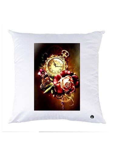 Printed Pillow polyester White 30x30cm