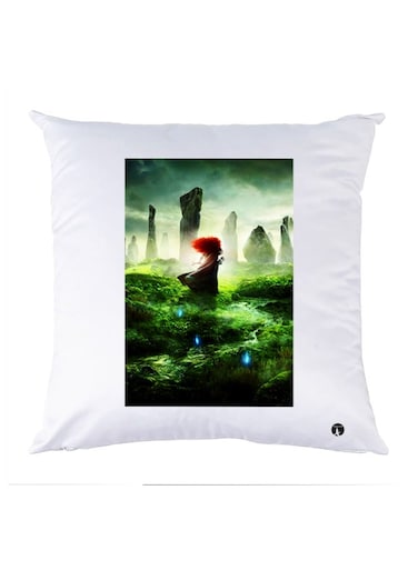 Printed Decorative Pillow Multicolour 30x30cm